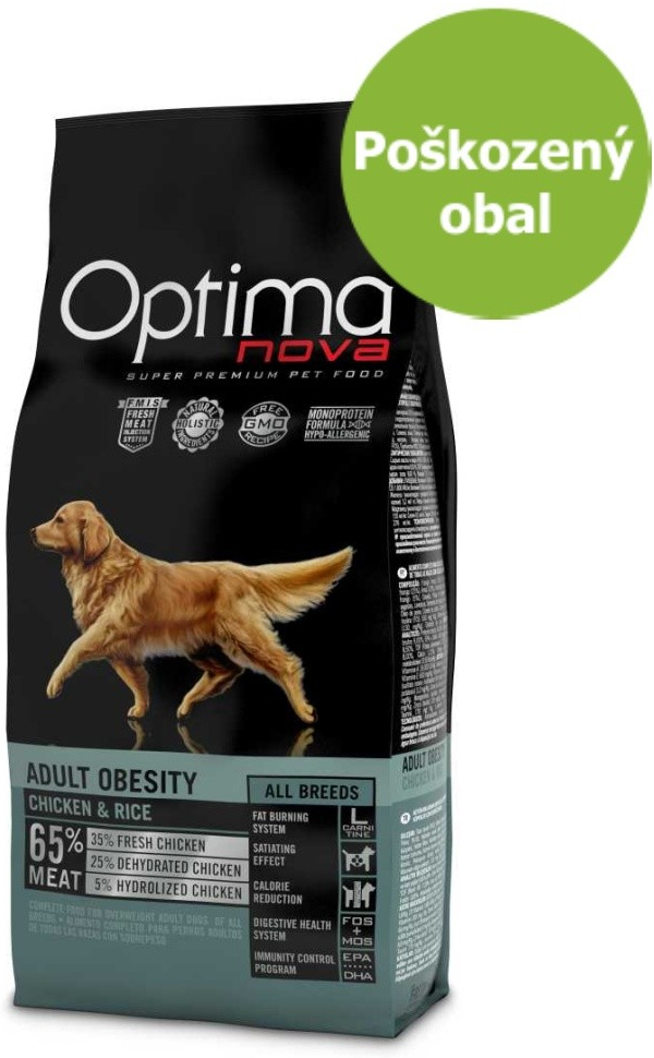 Optima Nova Dog Obesity 12 kg