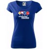 Značkové tričko - Dámske tričko Pure - S ( Kráľovská modrá )