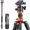 K&F Portable Travel Tripod D254C1+BH-28L K&F Concept