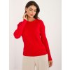 Sweater-AT-SW-2338-2.61-dark red červená One size Wool Fashion Italia 2016103560356