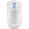 ASUS ROG Keris II Ace Wireless AimPoint White myš Hranie Pravoruké RF Wireless + Bluetooth + USB Type-A Optický 42000 DPI