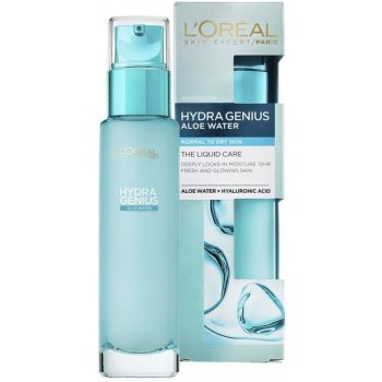 L'Oréal Hydra Genius Aloe Water pleťový gél krém pre normálnu a suchú pleť 70 ml