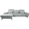 | Rozkladacia rohová čalúnená sedacia súprava s úložným priestorom v tvare L ALTA ľavá sivá | 8590828022657