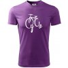 Cycle bicykel - Pánske tričko Fantasy športové - XL ( Fialová )
