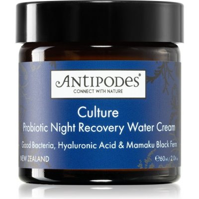 Antipodes Culture Probiotic Night Recovery Water Cream intenzívny nočný krém pre revitalizáciu pleti s probiotikami 60 ml