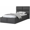 Čalúnená posteľ 90x200 s úložným priestorom Dony - grafit