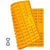 Collory Silikónová forma na pamlsky Kosti 3,2 cm - oranžová
