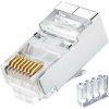 Konektor OEM RJ45 FTP 8p8c, Cat 6, drát, skládaný LY-US013