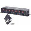 Renkforce Rozbočovač USB 3.2 Gen 1 (USB 3.0) RF-3269622, 7x USB 3.2 Gen 1 (USB 3.0)