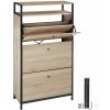 tectake 404538 botnik - industrial svetlé drevo, dub sonoma, 61 cm