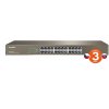 Tenda TEG1024G 24-portový gigabitový ethernetový prepínač, 10/100/1000 Mb/s, montáž do stojana TEG1024G