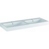 Geberit iCon Dvojumývadlo, 120x49 cm, s KeraTect, biela 124120600