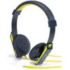 GENIUS sluchátka GHP-460S, černožluté, plochý kabel, 3,5mm 31710178100