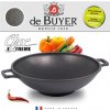 WOK pánev de Buyer, 8317.00, CHOC EXTREME, WOK, rendlík se dvěma oušky, 32 cm, hliník, vysoce odolný nepřilnavý povrch