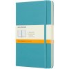 Moleskine Zápisník Classic - L (A5) | Tvrdá väzba | Modrozelený