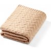 BABYONO Deka z merino vlny 75 x 100 cm dark beige 0m+