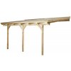 WEKA Drevená záhradná pergola 671 (4,2x3 m)