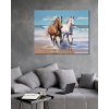 ZUTY Obrazy na stenu - Kone vo vlnách Rámovanie: vypnuté plátno na rám, Rozmer: 40x50 cm