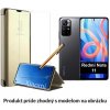 Otváracie Púzdro Luxria Clear View pre Xiaomi - Zlaté Pre Xiaomi: Redmi Note 11 5G