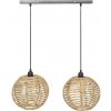 Atmosphera Atmosphera - Luster na lanku RANA 2xE27/40W/230V ratan P6686 + záruka 3 roky zadarmo + záruka 3 roky zadarmo