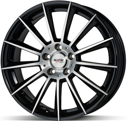 Platin P74 7x17 5x112 ET51 black polished