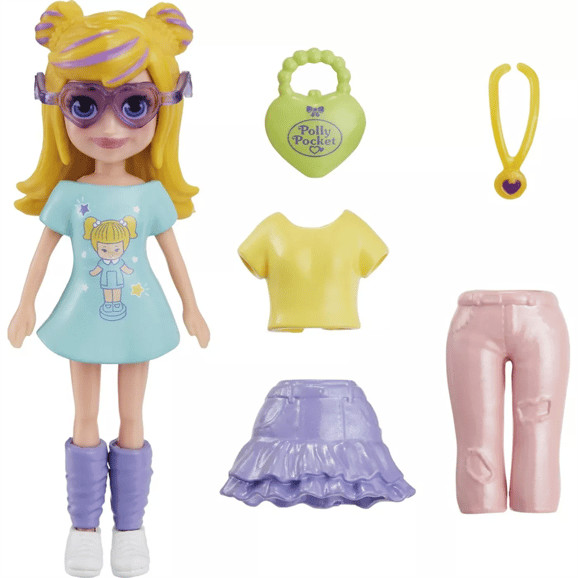 Mattel Polly Pocket - Morning Fashion Doll HKV83