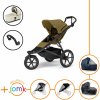 Set 7v1 Thule Urban Glide 3 Nutria green 2024 + madlo + vanička Soft beige + JOMK príslušenstvo