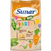 Sunar BIO Chrumky Party mix hráškové struky a mrkvové kolieska od ukonč. 12. mesiaca 45 g