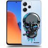 Picasee silikónový prehľadný obal pre Xiaomi Redmi 12 5G - EARTH - Lebka 3.0