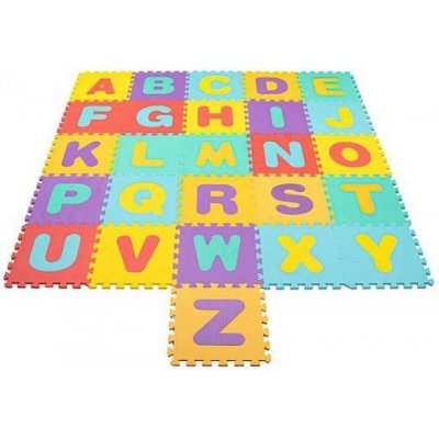 SPRINGOS Penové puzzle abeceda - 170x150 cm - viacfarebná