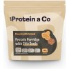 Protein&Co Proteínová kaša s chia 480 g Zvoľ príchuť: Arašidy s karamelom