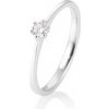 SOFIA DIAMONDS prsteň z bieleho zlata s diamantom 0,10 ct BE41/82144-W