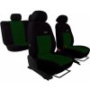 Autopoťahy Elegance zeleno-čierne (velour-velour) Pok-ter