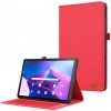 PROTEMIO 63921 FABRIC Zaklápací obal pre Lenovo Tab M10 5G červený