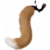 Plyšová hračka Halloween cosplay mačací chvost líška chvost sexy roztomilý 50CM