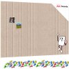 ALLboards Filcové panely na zeď 120×80 cm camel, Z12_FELT40x20CAMEL