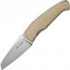 Viper NOVIS Satin M390, Tan Canvas Micarta V5972CM