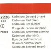Umton Akvarelové farby 2,6 ml 2228 Kadmium červené tmavé