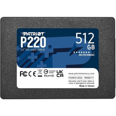 Patriot P220 512GB, P220S512G25