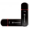 Transcend 4GB JetFlash V600, USB 2.0 flash disk, černo/čevený, vysokorychlostní TS4GJF600