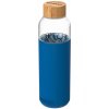 QUOKKA FLOW Sklenená fľaša so silikónovým povrchom WATER FLOWERS 660ml