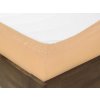 Dreamy Linens Plachta jersey napínacia svetle oranžová do postýlky Rozměry: 70 x 140 cm