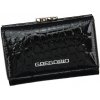 Gregorio BC-117 čierna dámska kožená peňaženka 12,5 x 9 x 3,5 cm