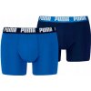 PUMA PÁNSKE BOXERKY SPODNÉ PRÁDLO BOXER 2KS TMAVOMODRÉ/MODRÉ veľ. L
