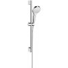 Hansgrohe Croma Select S - Sprchová súprava Multi EcoSmart 9 l/min 0,65 m, biela/chróm 26561400