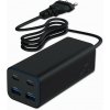 Gembird 100W adaptér 2xUSB-C, 2xUSB-A TA-UC-2A2C-PD100-01-BK