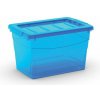 KIS Plastový úložný box Omnibox S Modrý 16 L