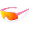 RockBros 14110009004 polarizované cyklistické brýle pro děti 8-14 let - růžové