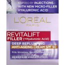 Prípravok na vrásky a starnúcu pleť L'Oréal Revitalift Filler Anti-ageing Cream SPF50 pleťový krém 50 ml