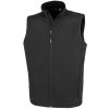 Result Pánska 2vrstvová softshellová vesta - recycled R902M Black L
